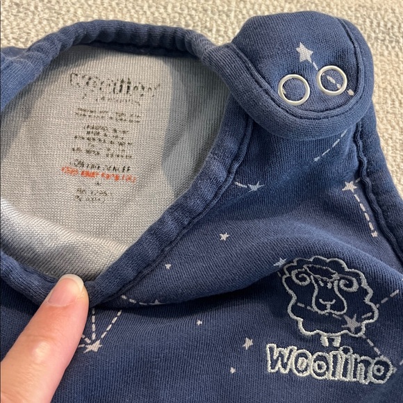 Woolino Navy Constellation Kids Sleep Sack - Picture 2 of 4